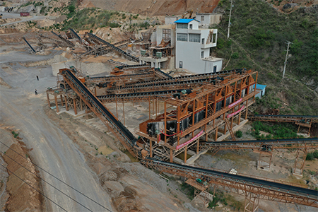 1500tph large-scale sand making production line in Colombia