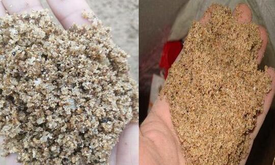 The difference and characteristics between sea sand and river sand