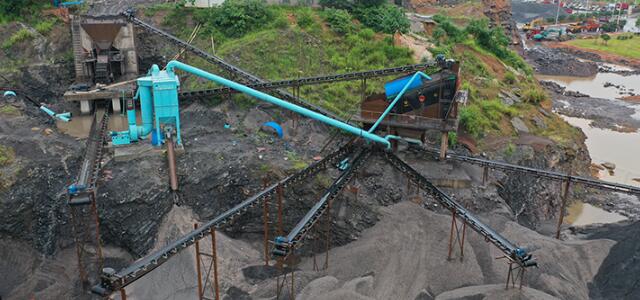 600tph limestone production line in Hengyang City, Hunan Province