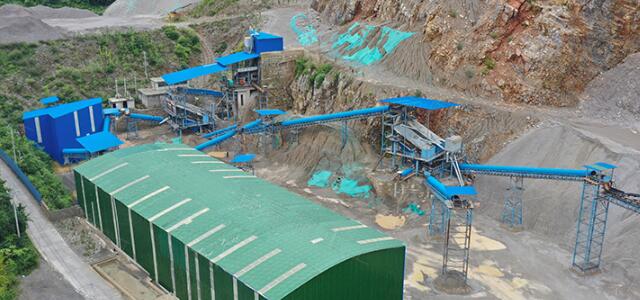 850tph limestone production line in Badong County, Hubei