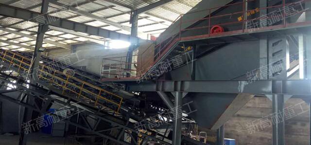 500tph sand and gravel aggregate production line in Jingmen City, Hubei Province