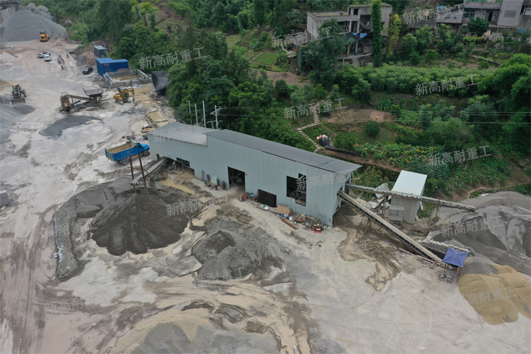 100tph mobile production line in Tongsheng Village, Yunyang County, Chongqing