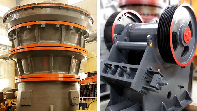 The difference between jaw crusher and gyratory crusher