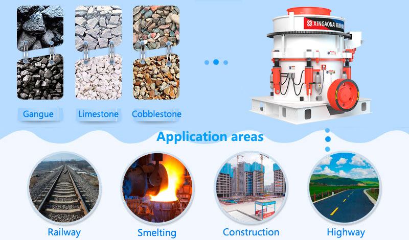 Application areas of cone crusher