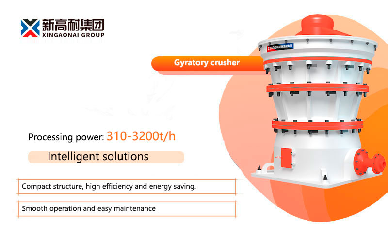 Gyratory crusher advantages