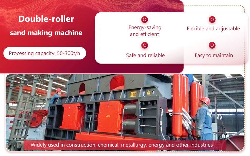 Double-roller sand making machine summary map