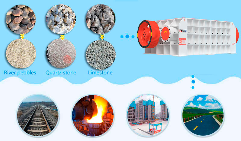 Application of roller crusher