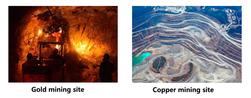 Differences in mining methods