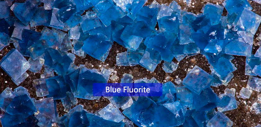 Blue fluorite